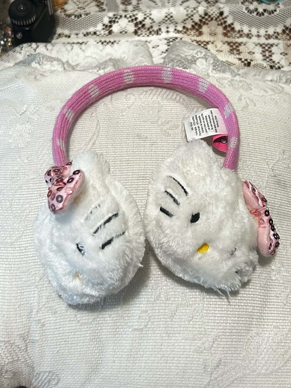 Hello Kitty Plush Ear Muffs!